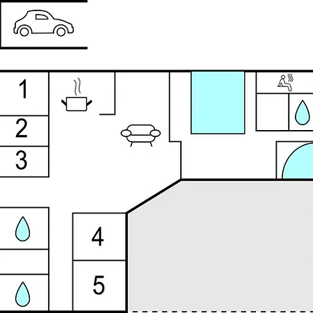 Feriehus Awesome In Vaeggerlose With Sauna Bøtø By
